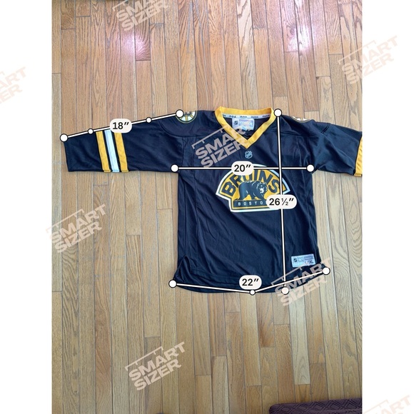 Youth L/XL Bruins Walking Bear Reebok Hockey Jersey - Picture 5 of 5